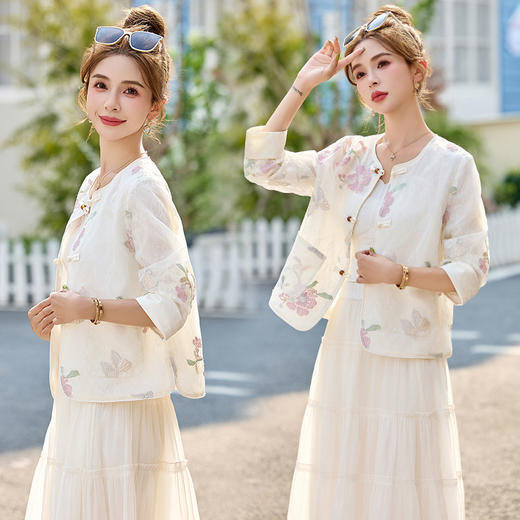 HR YBX8868国风防晒外套 商品图2