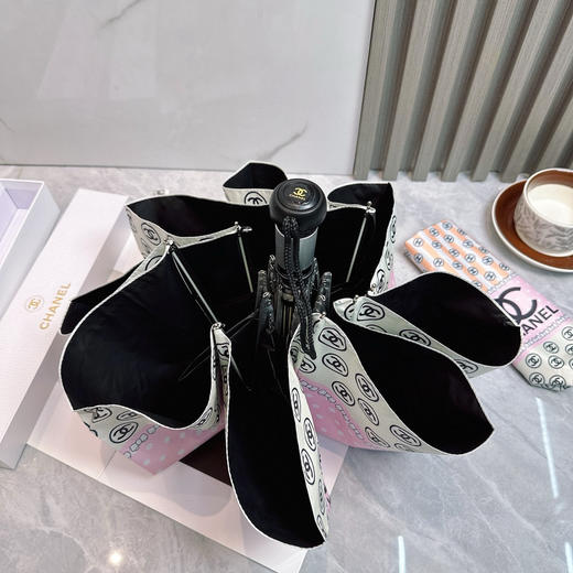 夏季特惠💰230 香奈儿 夏季新款 全自动折叠晴雨伞 商品图5