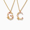 北京仓｜Girls Crew-Flutterfly Stone Initial-金色 蝴蝶与宝石 字母 项链［美国设计师］ 商品缩略图2