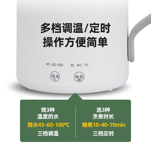 山水（SANSUI）多功能电热养生杯SDR-036B2 商品图2