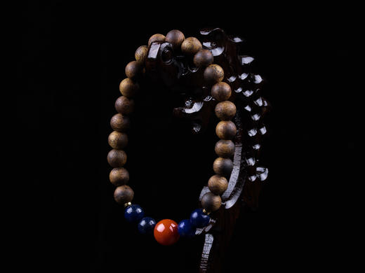 XY0333沉香+南红青金石手串 商品图8