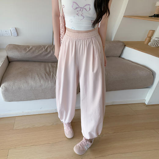 【YW】无忧购韩系慵懒多巴胺仿棉两穿垂感显瘦百搭灯笼裤H-1802（截单后7天发货) 商品图3