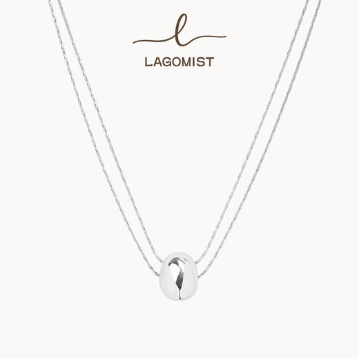 【秦岚&于文文&万妮达&刘孜同款】Lagomist拿铁系列 | 金/银咖啡豆项链 商品图1