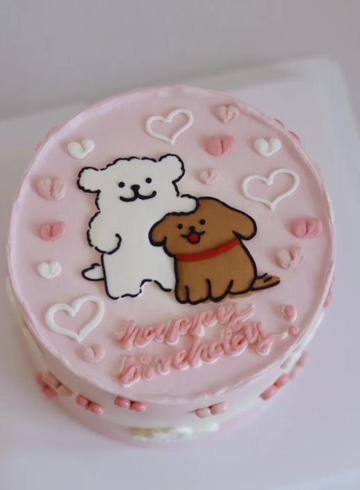 情人节七夕520情侣卡通可爱蛋糕-低糖处理无添加 商品图2