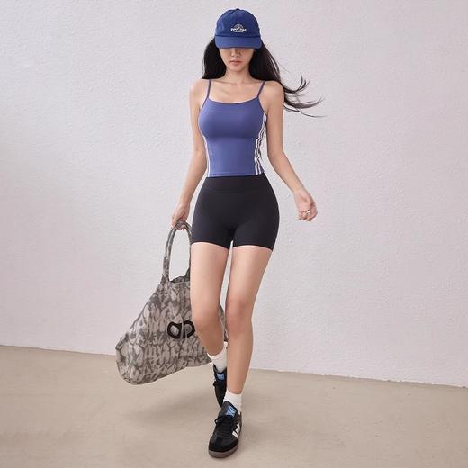 【限时秒】YOGACODE【火树银花系列】新款瑜伽背心带胸垫不跑杯百搭条纹美背吊带背心DWC115161 商品图3