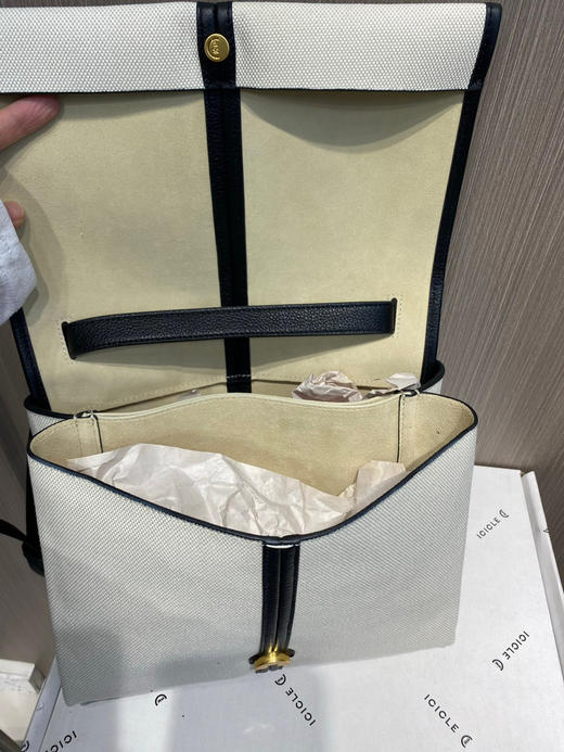 之禾亚麻棉拼皮帆布思丽特手提斜挎包 🉐💰550 商品图8