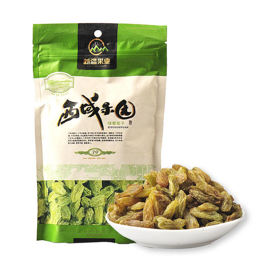 西域果园·绿葡萄干·380g*2  果肉细软，酸甜适口 商品图0