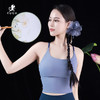 壁虎瑜伽【2409SY309灰湖蓝墨韵莲心】美背亲肤两件套（一体式胸垫）【3天发货】 商品缩略图2
