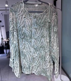 【抖音专属】圆领衬衫(24710751兰笤)