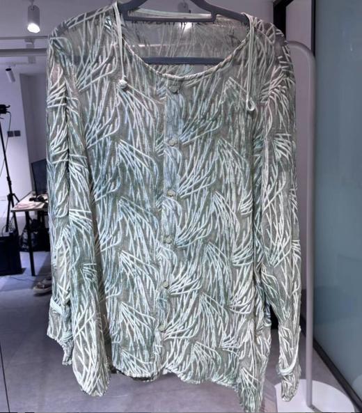 【抖音专属】圆领衬衫(24710751兰笤) 商品图0