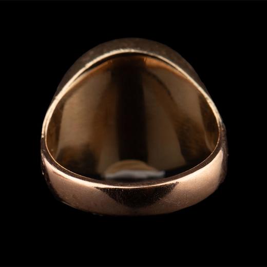 【已售】独角鹿西洋古董 奥地利出品黄金戒托镶嵌玛丽亚·特蕾西亚中古金币戒指 商品图4