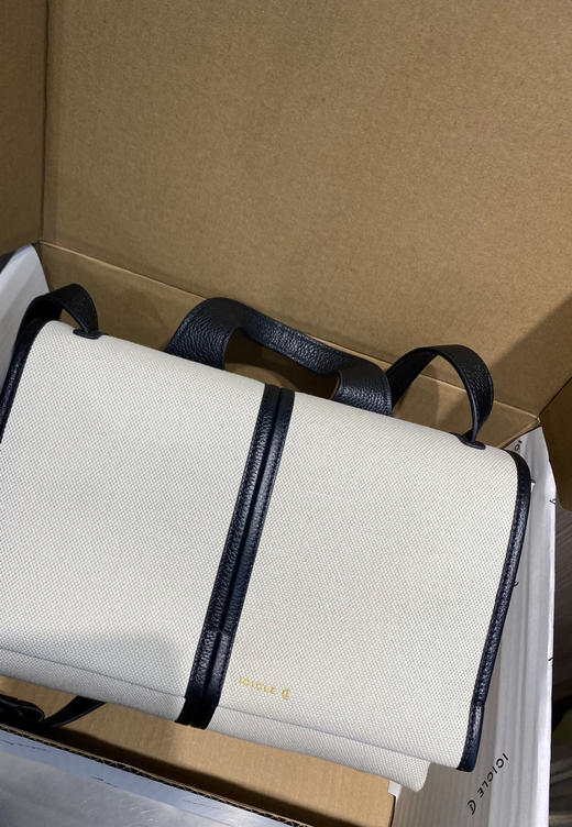 之禾亚麻棉拼皮帆布思丽特手提斜挎包 🉐💰550 商品图11