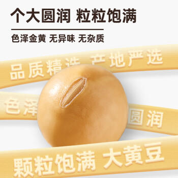 甸禾东北有机黄豆2斤 （有机认证 打豆浆专用 黄豆浆 早餐伴侣 ） /粮油调味 /杂粮 /杂豆类 商品图5