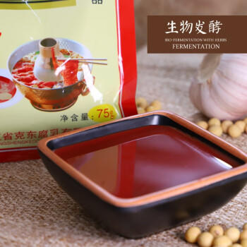 二克山克东腐乳汁 调味品 东北特产酱霉豆腐火锅调味蘸料 75g*8袋 /粮油调味 /调味品 /腐乳 商品图2