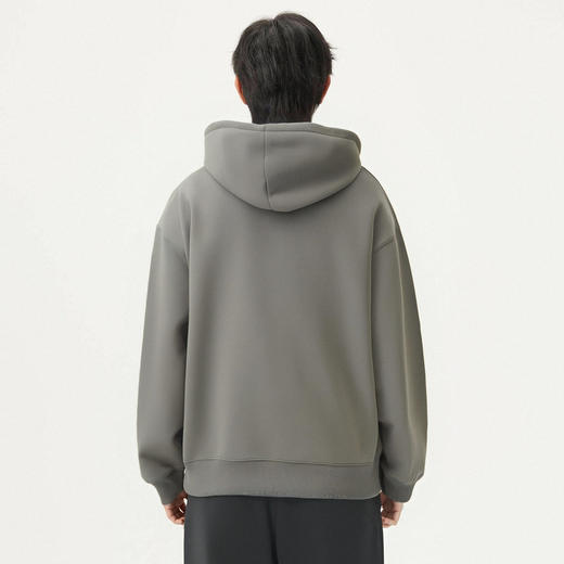 gxg.jeans男装加绒加厚美式学院风连帽宽松大口袋卫衣25年春热卖 商品图3