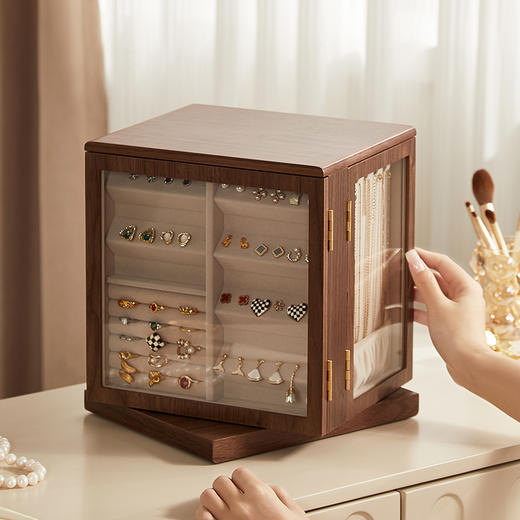 初心| 多功能旋转首饰盒大容量 商品图2
