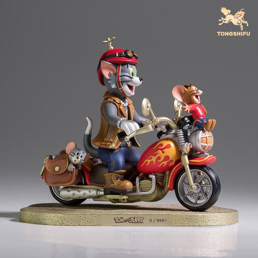 铜师傅 正版授权《猫和老鼠》AF款 限量手办桌面铜摆件家居工艺品 商品图3