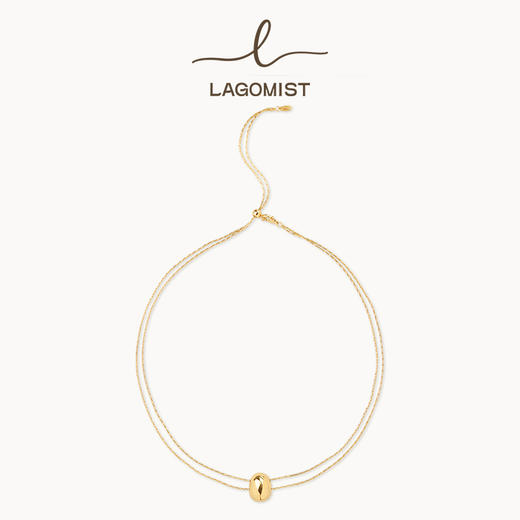 【秦岚&于文文&万妮达&刘孜同款】Lagomist拿铁系列 | 金/银咖啡豆项链 商品图6