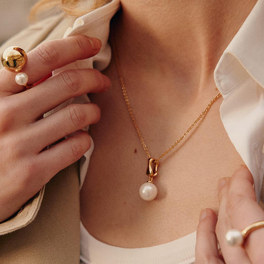 【Lagomist】拿铁系列 | 金/银牛奶吊坠 商品图4