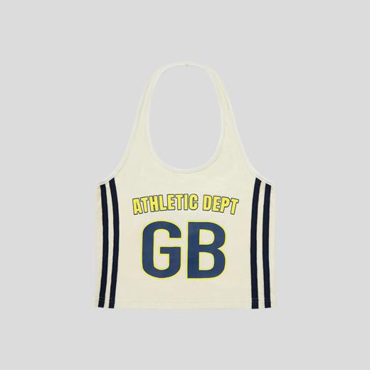 GOODBAI athletic GB logo撞色印花织带挂脖背心 商品图2