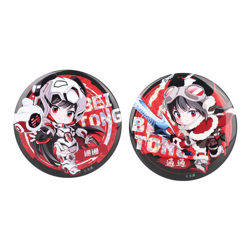 【积分兑礼】通通限定吧唧（徽章）-机甲款/猎人款