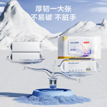 京东京造极地花湿厕纸80片厕纸湿巾大包家庭装 清洁湿纸巾湿巾	 /家庭清洁/纸品 /清洁纸品 /湿厕纸 商品图2