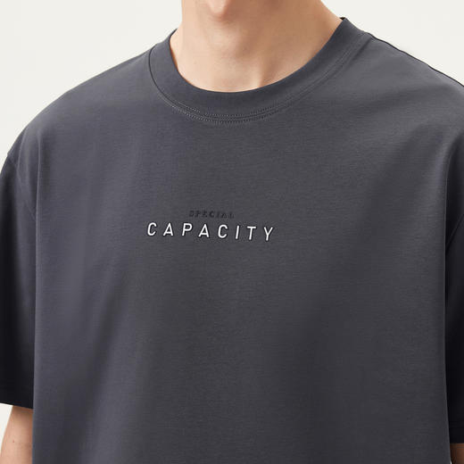 gxg.jeans男装 25年夏热卖简约字母胶印休闲宽松男士圆领短袖T恤 商品图4