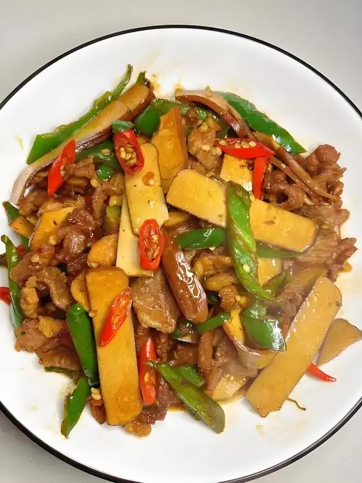 五城茶干炒土猪肉 商品图0