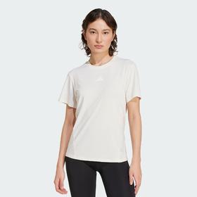 Adidas阿迪达斯INTENSITY SHORT SLEEVE T-SHIRT 那尔那茜同款凉感透气运动健身短袖T恤「冰风TEE」JZ6282