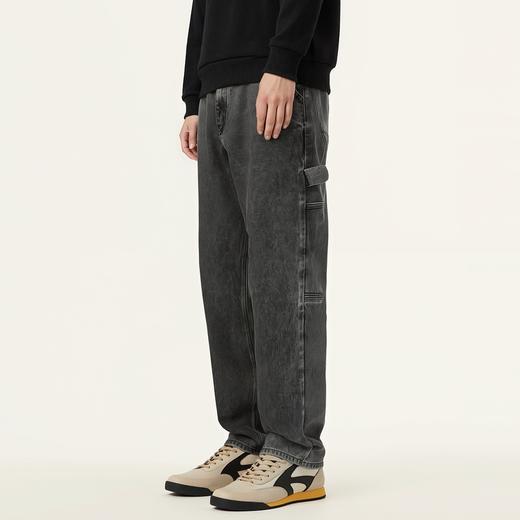 gxg.jeans男装 多色时尚多口袋水洗宽松直筒牛仔长裤男 25春热卖 商品图2