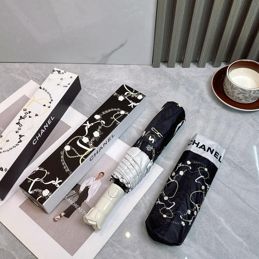 夏季特惠💰240 CHANEL香奈儿 夏季新款 全自动折叠晴雨伞 商品图6