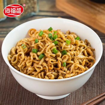 海福盛方便面泡面桶装懒人速食品聚会早餐宵夜葱油拌面原味67g*5包 /粮油调味 /方便食品 /方便面 商品图6