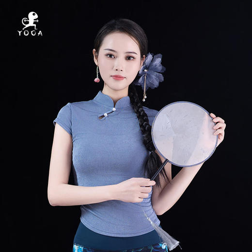 壁虎瑜伽【2505SY329】亲肤修腰短袖【3天发货】 商品图0