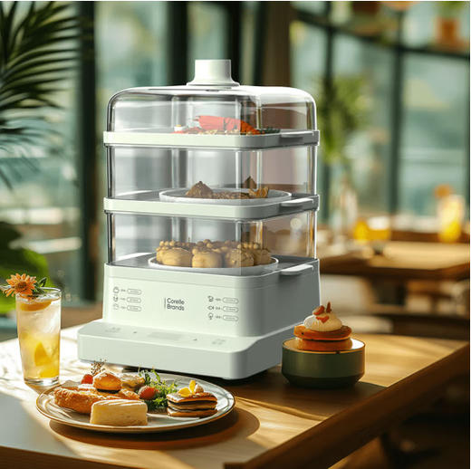 康宁多功能电蒸锅CB-DQ005-TG/KZ 18L 商品图0