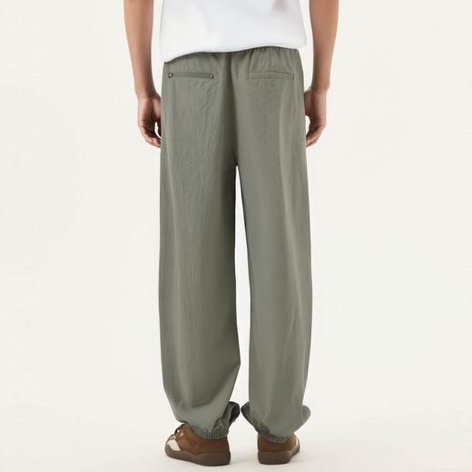 gxg.jeans男装 军绿色简约休闲长裤宽松束脚裤男薄款 25年春热卖 商品图4