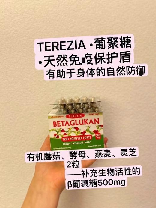 捷克TEREZIA特蕾西亚免疫力胶囊 牡蛎蘑菇和沙棘强免Y消化好60粒 商品图0