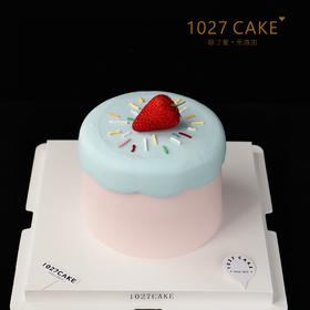 1027CAKE |  草莓简约蛋糕