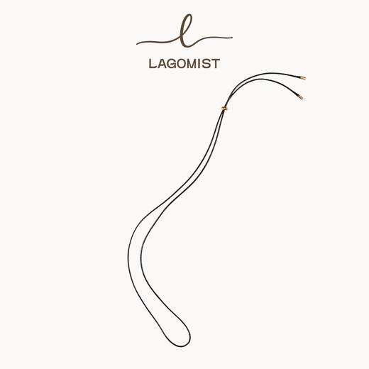 【Lagomist】拿铁系列 | 金/银咖啡豆黑皮绳 商品图1