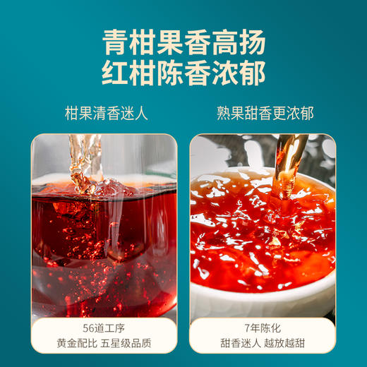 澜沧古茶2018年茶妈妈大红柑陈皮普洱熟茶250g+2024年茶妈妈柑普茶陈皮普洱青柑熟茶250g 商品图3