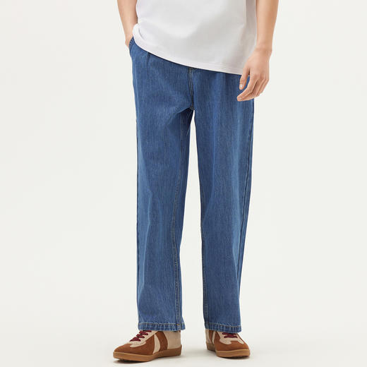 gxg.jeans男装 蓝色时尚宽松休闲裤子牛仔长裤男士 25年夏热卖 商品图1
