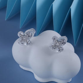 【宏艺珠宝】霜花幻梦·银s925耳饰