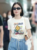 出口转内销🔥韩国订单 【新升级透气纯棉💯印花T恤】  🔥⁡比普通款更具吸睛效果，‪灵动趣味更出片 版型包容藏肉⚠秒变纸片人 商品缩略图2