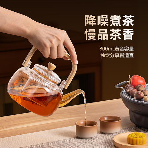 山水（SANSUI）电陶炉(煮茶围炉带玻璃壶、烤网)ST-20HG14 商品图2