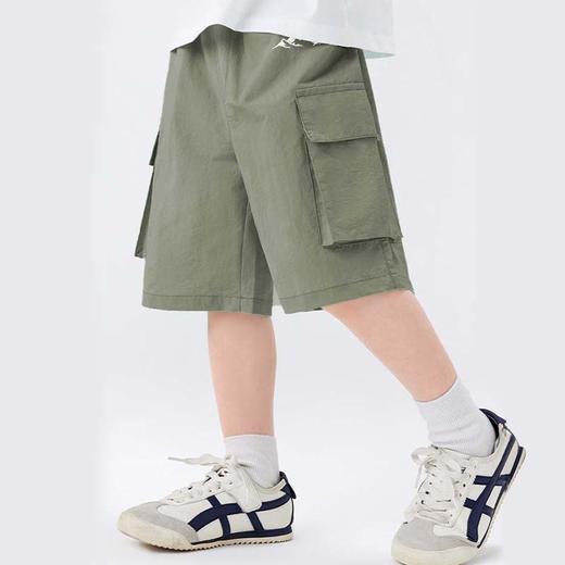 【加入购物车2件59.9元】贝叮熊棉质潮童运动裤短裤 商品图5