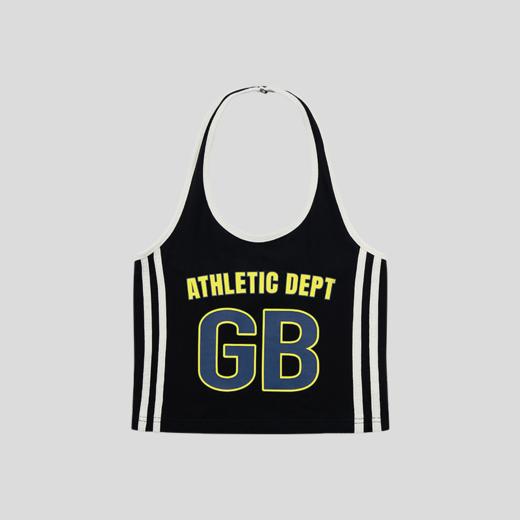 GOODBAI athletic GB logo撞色印花织带挂脖背心 商品图4