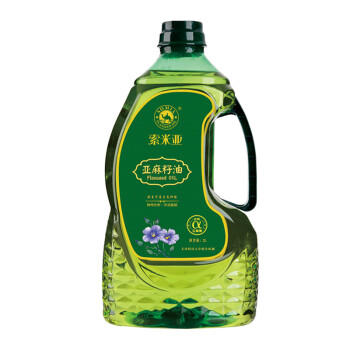 索米亚【保真亚麻籽油】2L一级凉拌快炒食用油孕妇月子油 源头直发包邮 商品图2