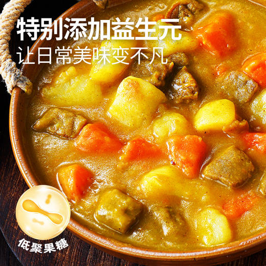 人生就酱 益生元特浓咖喱块微辣100g*3 商品图3
