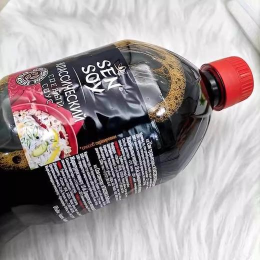 【中欧班列精选】俄罗斯原装进口希恩经典原汁酿造酱油1L大桶家庭实惠装烹饪调味料 商品图11