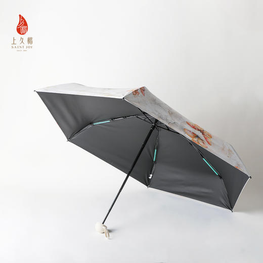 SAINTJOY/上久楷礼盒  蝶花曦黄色 发带SPS24F10  伞SPS24L14 真丝方巾FJS24047 商品图12