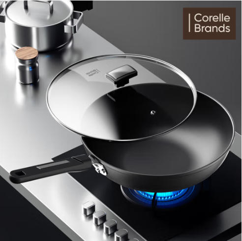 康宁零涂层精铁炒锅 CB-JSG04-SL/KZ 32cm 商品图0